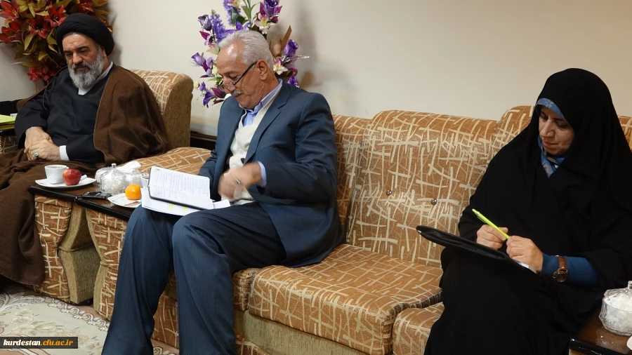دیدار با نماینده مقام معظم  رهبری در استان کردستان 4