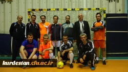 بازدید دکتر معرفی از  روند تمرینات تیم فوتسال  دانشگاه 2