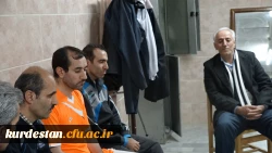 بازدید دکتر معرفی از  روند تمرینات تیم فوتسال  دانشگاه 4