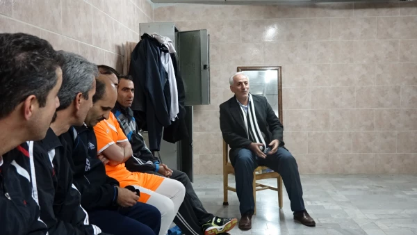 بازدید دکتر معرفی از  روند تمرینات تیم فوتسال  دانشگاه 6