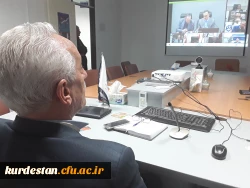 ویدیو کنفرانس با وزیر محترم