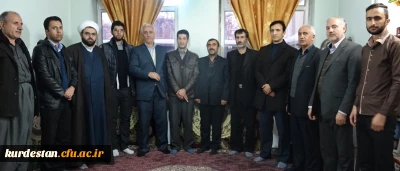 دیدار با خانواده دانشجو معلم شهید محمد علی حق وردی