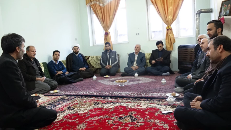 دیدار با خانواده دانشجو معلم شهید محمد علی حق وردی 2