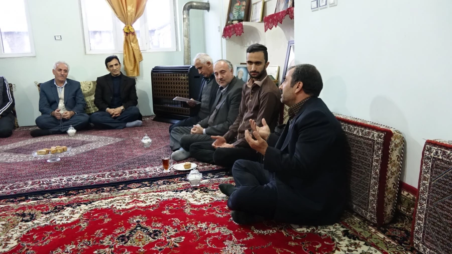 دیدار با خانواده دانشجو معلم شهید محمد علی حق وردی 2