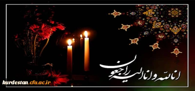 پیام تسلیت دکتر معروفی ؛

کل نفس ذائقه الموت؛ بازگشت همه بسوی اوست