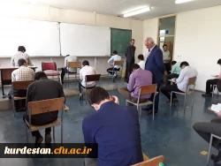 بازدید دکتر معروفی از روند برگزاری امتحانات پایان ترم  پردیس مدرس سنندج 3