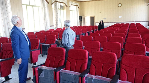 با حضور دکتر معروفی انجام شد:

راه اندازی و تجهیز سالن اجتماعات 130 نفری پردیس بنت الهدی صدر سنندج 7