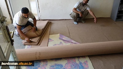 در راستای اقدامات عمرانی انجام شد: 

بازدید دکتر معروفی از مراحل پایانی موکت فرش خوابگاه های  پردیس شهید مدرس