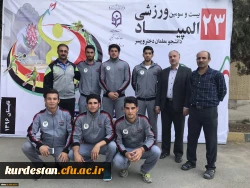 مقام سوم تیم تنیس روی میز پردیس شهید مدرس دانشگاه فرهنگیان کردستان در بیست و سومین المپیاد ورزشی  2