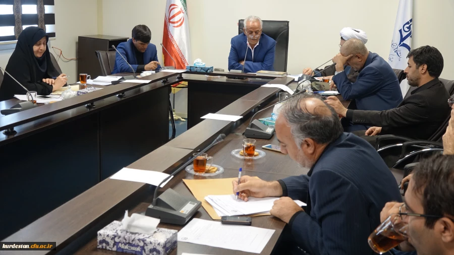 اولین جلسه ی شورای فرهنگی اجتماعی دانشگاه فرهنگیان استان کردستان در سال تحصیلی  96-97 3