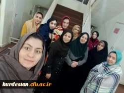 حضور دکتر معروفی در بین دانشجویان پس از زلزله دیشب 2