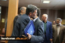 در سالن جلسات پردیس شهید مدرس سنندج برگزار شد:

تکریم و معارفه رییس حراست دانشگاه فرهنگیان استان کردستان 2