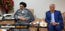 دیدار دکتر معروفی و مسئولین دانشگاه فرهنگیان کردستان با نماینده ولی فقیه در استان 2