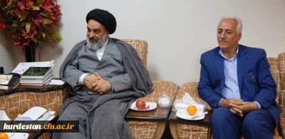 دیدار دکتر معروفی و مسئولین دانشگاه فرهنگیان کردستان با نماینده ولی فقیه در استان