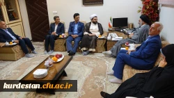 دیدار دکتر معروفی و مسئولین دانشگاه فرهنگیان کردستان با نماینده ولی فقیه در استان 3