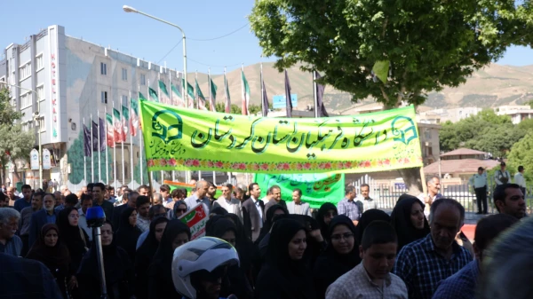 به روایت تصویر// حضور پرشور جامعه دانشگاه فرهنگیان استان کردستان در راهپیمایی روز جهانی قدس 7