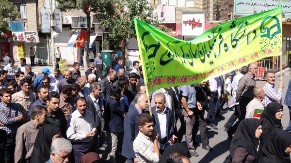 به روایت تصویر// حضور پرشور جامعه دانشگاه فرهنگیان استان کردستان در راهپیمایی روز جهانی قدس 9