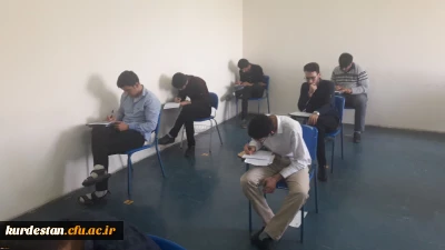 مسئولین مدیریت استانی دانشگاه فرهنگیان کردستان؛

از روند برگزاری امتحانات پایان ترم پردیس شهید مدرس کردستان بازدید به عمل آوردند.