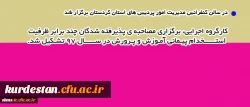 در سالن کنفرانس مدیریت امور پردیس های استان کردستان برگزار شد

کارگروه اجرایی، برگزاری مصاحبه ی پذیرفته شدگان چند برابر ظرفیت استخدام پیمانی آموزش و پرورش در سال 97 تشکیل شد. 2