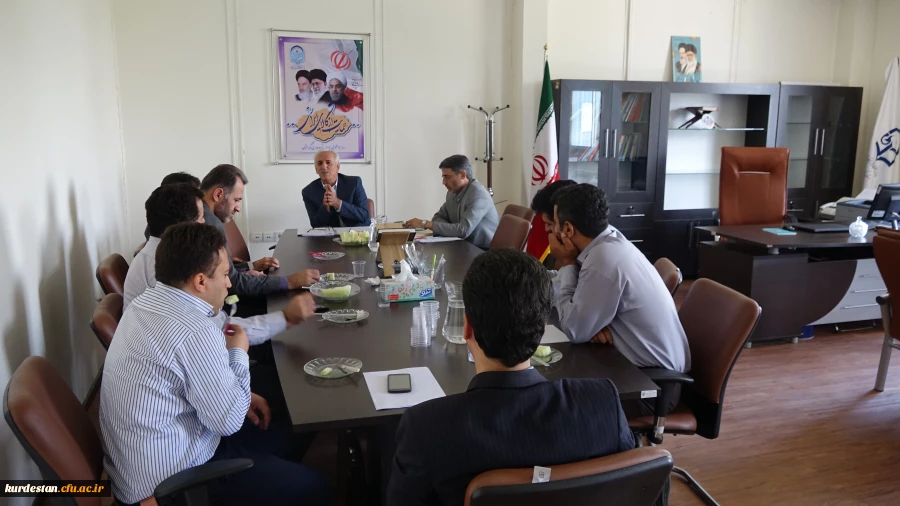 رییس دانشگاه فرهنگیان کردستان  با مسئولین مراکز مشاوره استان دیدار کرد. 7