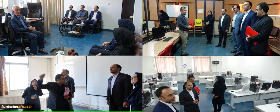 بازدید سرپرست مرکز هوشمند سازی از پردیس های دانشگاه فرهنگیان کردستان  2