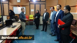 بازدید سرپرست مرکز هوشمند سازی از پردیس های دانشگاه فرهنگیان کردستان  8