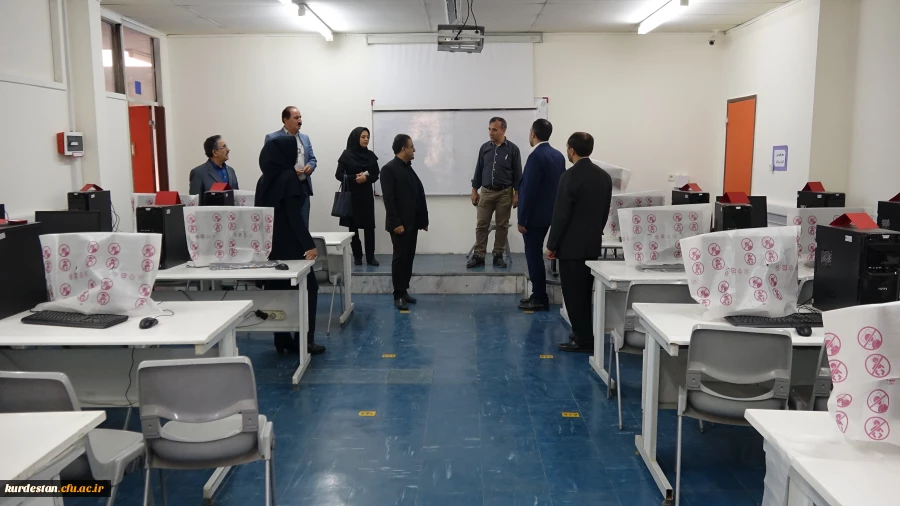 بازدید سرپرست مرکز هوشمند سازی از پردیس های دانشگاه فرهنگیان کردستان  11