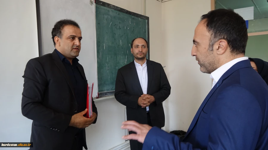بازدید سرپرست مرکز هوشمند سازی از پردیس های دانشگاه فرهنگیان کردستان  10