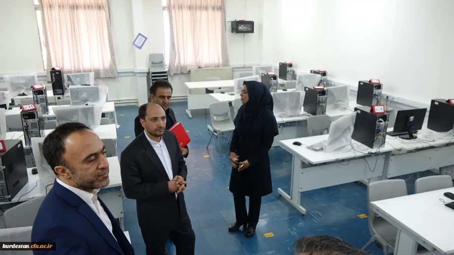 بازدید سرپرست مرکز هوشمند سازی از پردیس های دانشگاه فرهنگیان کردستان  12