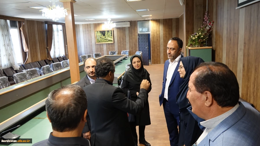 بازدید سرپرست مرکز هوشمند سازی از پردیس های دانشگاه فرهنگیان کردستان  13