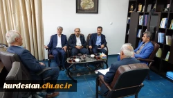 در راستای افزایش ارائه خدمات رفاهی؛

دیدار دکتر معروفی با مدیرکل بانک ملی استان کردستان 4