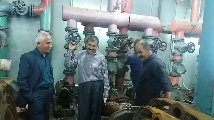 شب گذشته به همت مدیریت استانی و همکاران خدوم دانشگاه سیستم گرمایش پردیس راه اندازی شد 5