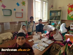 بازدید دانشجویان رشته علوم تربیتی پردیس شهید مدرس سنندج از کلاس های چندپایه 3