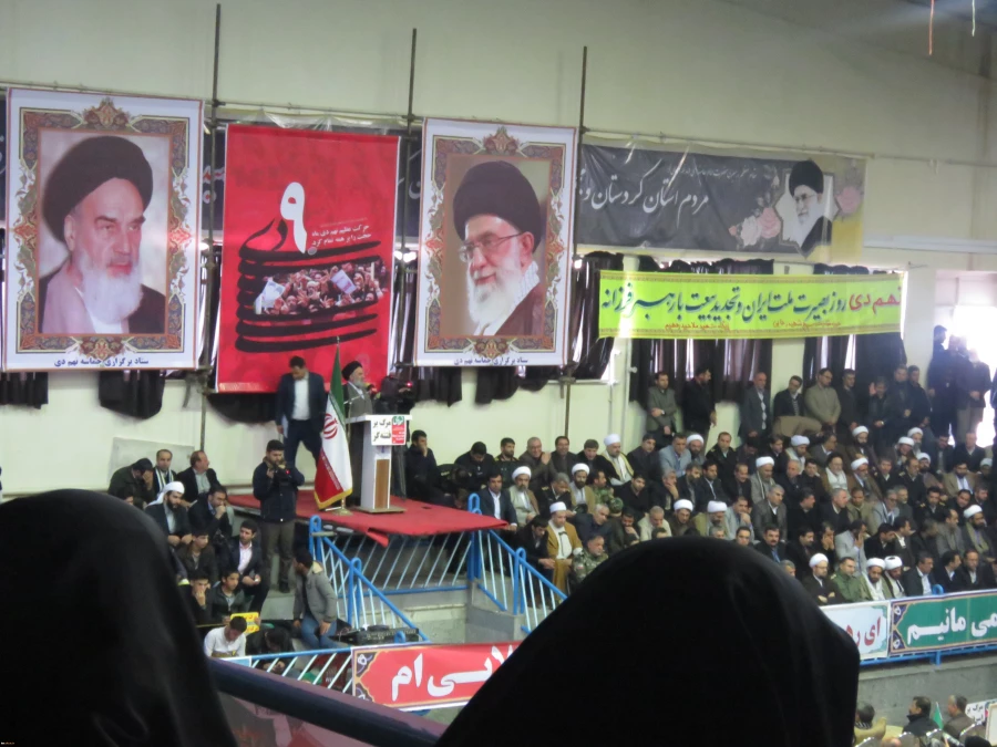 خروش انقلابی دانشگاه فرهنگیان استان کردستان  در یوم الله 9 دی 2