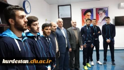 در مدیریت استانی دانشگاه فرهنگیان کردستان برگزار شد؛ 

دیدار تیم دانشجو معلمان اعزامی به دومین جشنواره کشوری ورزش های همگانی  با دکتر معروفی 
 3