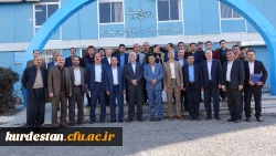 عکس یادگاری شورای راهبری فرهنگی اجتماعی سنندج اسفند 97