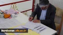 بازدید دکتر سمیعی از روند برگزاری امتحانات پردیس های  دانشگاه فرهنگیان استان کردستان 12