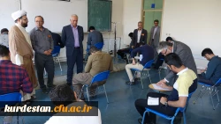 بازدید دکتر سمیعی از روند برگزاری امتحانات پردیس های  دانشگاه فرهنگیان استان کردستان 8