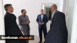 بازدید رییس مدیریت و برنامه ریزی و مدیرکل نوسازی مدارس استان از پردیس های دانشگاه فرهنگیان کردستان 3