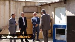 بازدید رییس مدیریت و برنامه ریزی و مدیرکل نوسازی مدارس استان از پردیس های دانشگاه فرهنگیان کردستان 6
