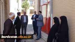 بازدید رییس مدیریت و برنامه ریزی و مدیرکل نوسازی مدارس استان از پردیس های دانشگاه فرهنگیان کردستان 7