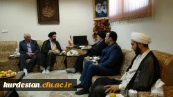 دیدار حجت الاسلام و المسلمین دادگر با نماینده ولی فقیه در استان کردستان 4