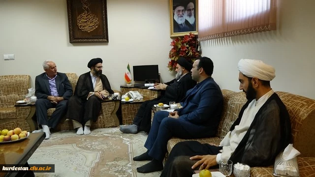 دیدار حجت الاسلام و المسلمین دادگر با نماینده ولی فقیه در استان کردستان 4