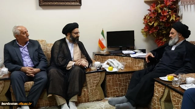 دیدار حجت الاسلام و المسلمین دادگر با نماینده ولی فقیه در استان کردستان 6
