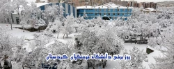 روز برفی دانشگاه  2
