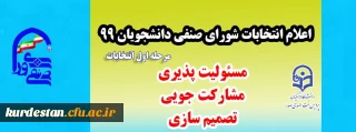 اطلاعیه ستاد انتخابات شورای صنفی:

نتایج اولیه انتخابات پردیس بنت الهدی صدر سنندج