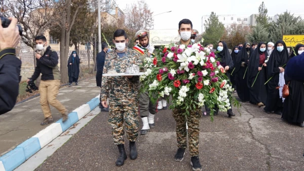 مراسم تشییع و تدفین شهدای گمنام در دانشگاه فرهنگیان کردستان  7