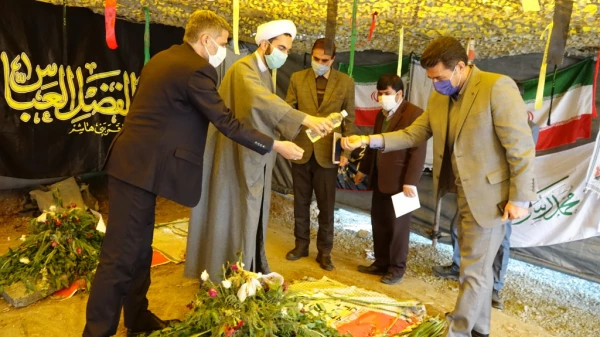 مراسم بزرگداشت شهادت سردار سلیمانی و تجلیل از عوامل اجرایی تشییع و تدفین شهدای گمنام 12