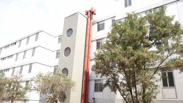 نصب دودکش و جداسازی متورخانه تاسیسات گرمایشی بلوک ها 4