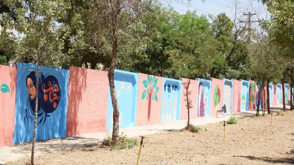 فضاسازی، رنگ آمیزی و نقاشی بخش آموزش پردیس بنت الهدی صدر  8